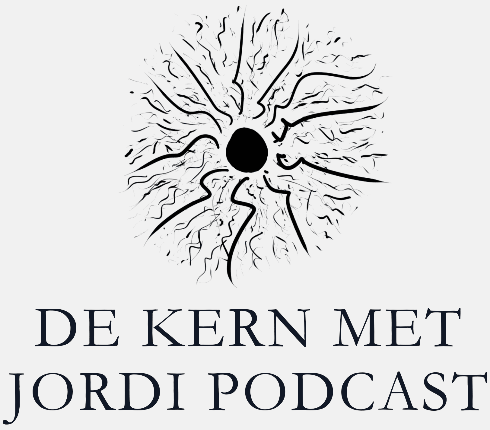 Logo De kern met Jordi Podcast